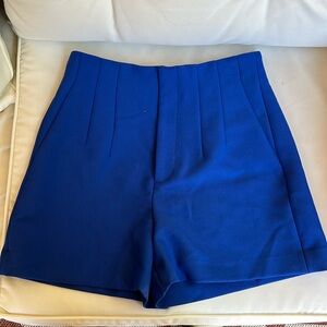ZARA  ROYAL BLUE SHORTS SIZE SMALL